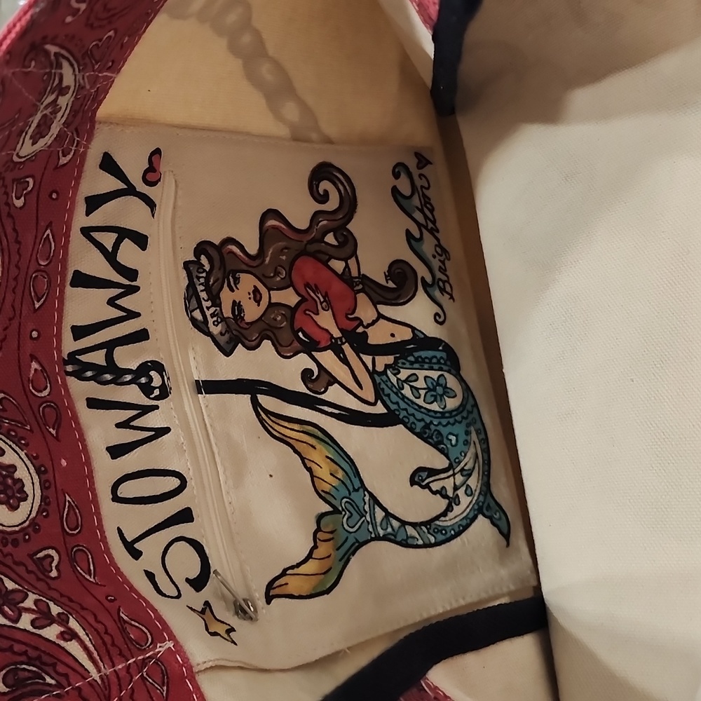 Brighton "Seas The Day" canvas Tote Bag - Picture 8 of 10